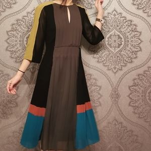 BCBG MaxAzria RUNWAY pleated dress